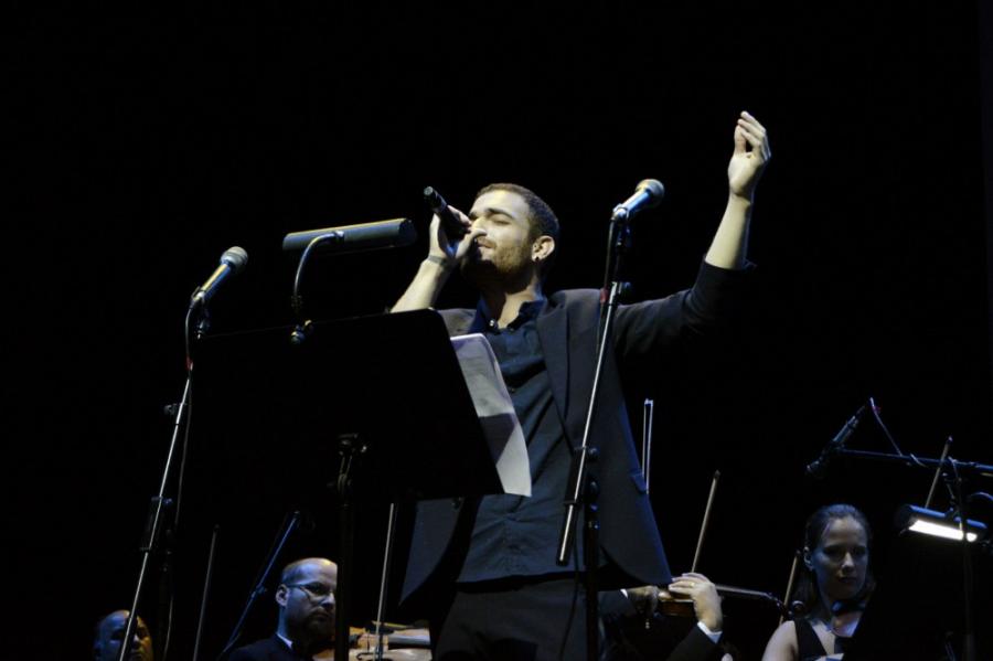Elnur Hüseynov Heydər Əliyev Sarayının səhnəsində - fotolar