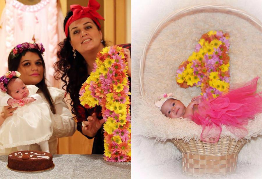 Elzanın 1 aylıq nəvəsindən  fotosessiya
