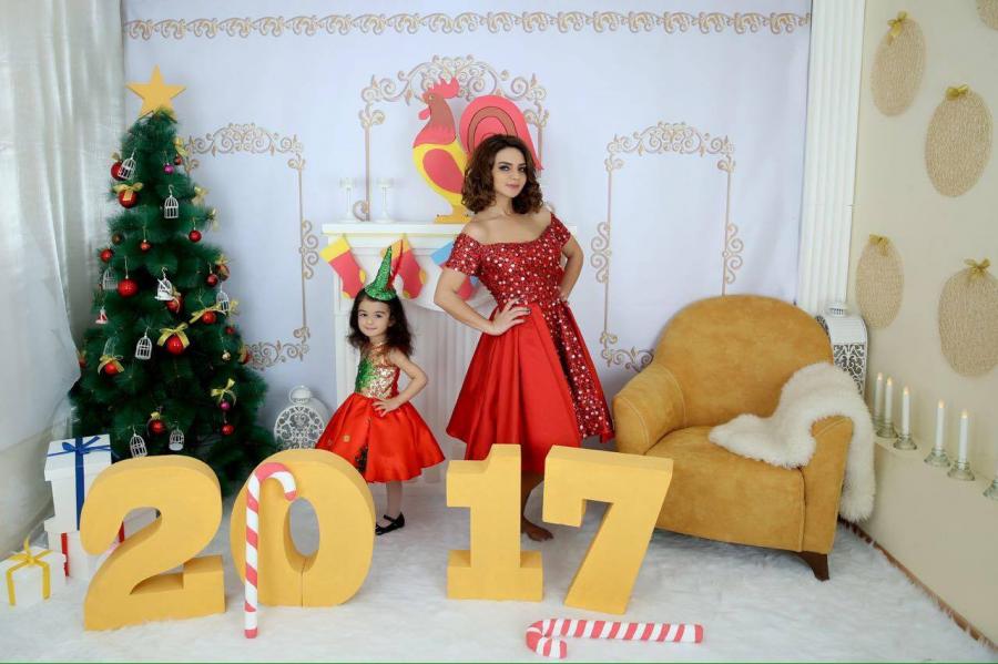 Könülün qızı ilə Yeni il ab-havalı  fotosessiyası