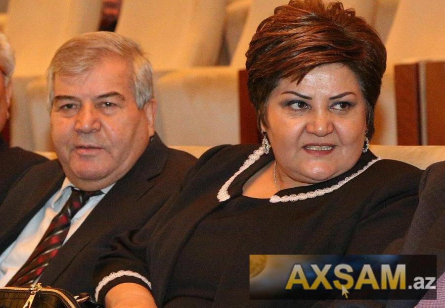 Sabir Rüstəmxanlı həyat yoldaşı ilə -  fotolar