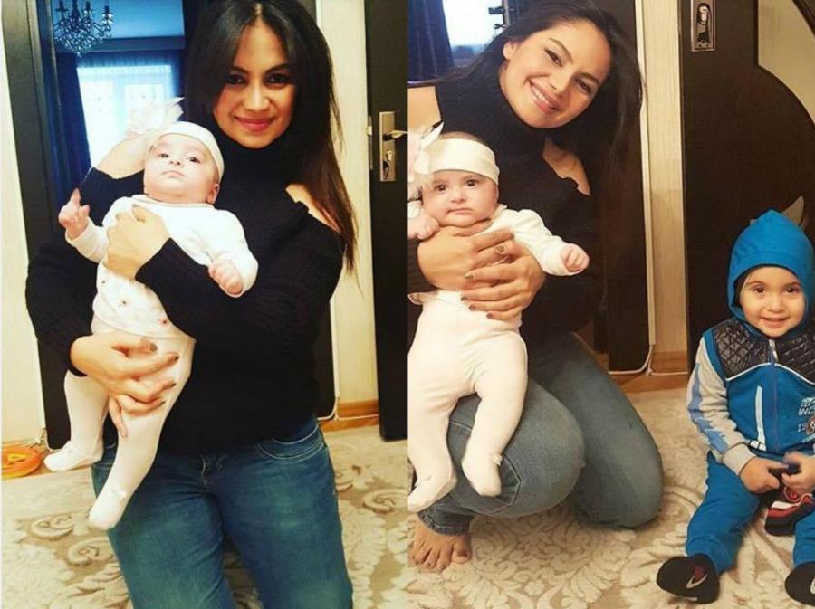 Sevdanın yeni doğulan qızının ilk  fotoları