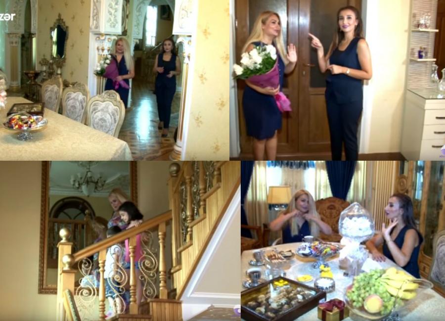 Könül Kərimovanın dəbdəbəli villası -  fotolar