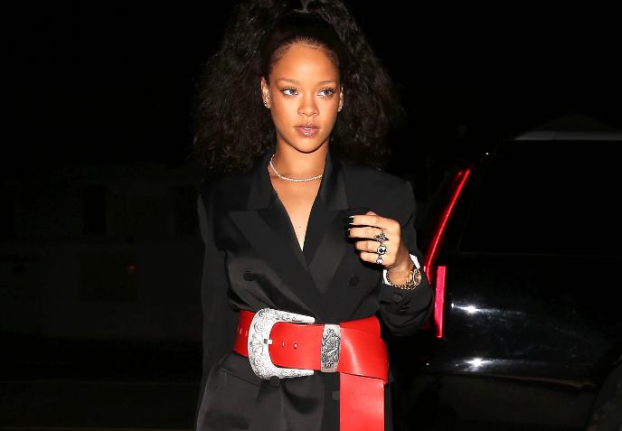 Rihannanın Yeni il qabağı stili - fotolar