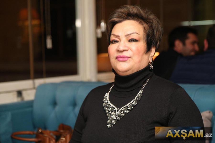 Afaq Bəşirqızı qala gecədə -  fotolar