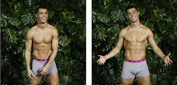 Ronaldo reklam üçün soyundu - fotolar