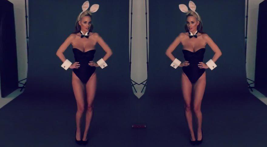 "Playboy"un seks simvolu "dovşan" obrazında