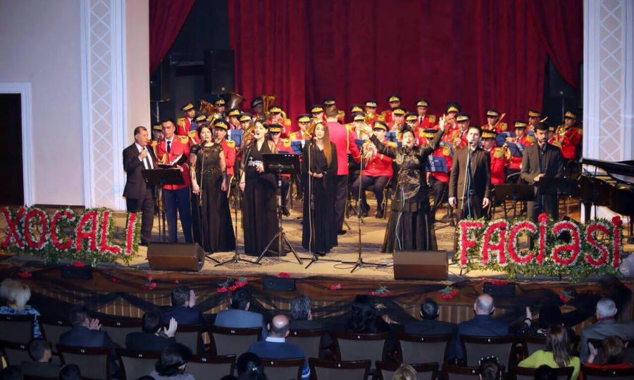 Elza Seyidcahandan "Xocalını anın" -  fotolar