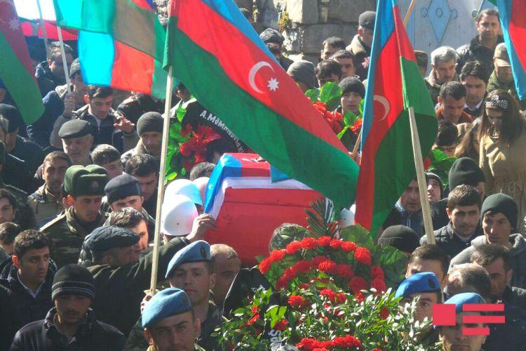 Şəhidlərimiz dəfn edildi - fotolar