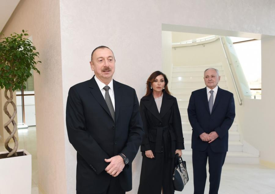 İlham Əliyev və xanımı “Ürək Mərkəzi”nin açılışında -  fotolar