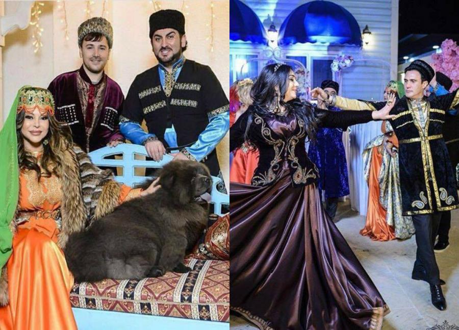 Müğənnilər Tolikin bağ evində -  fotolar