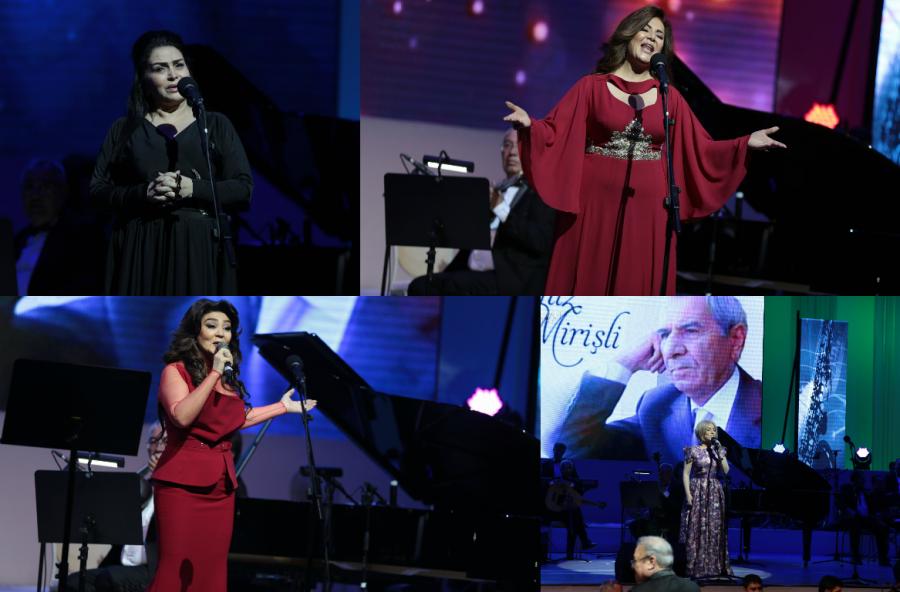 Müğənnilər Ramiz Mirişlinin xatirə gecəsində -  fotolar