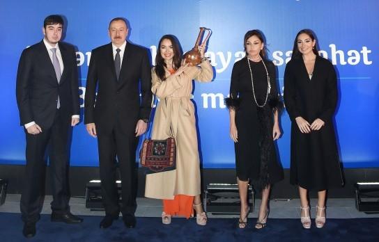 Prezident və ailəsi İslam oyunları ilə bağlı tədbirdə -  fotolar