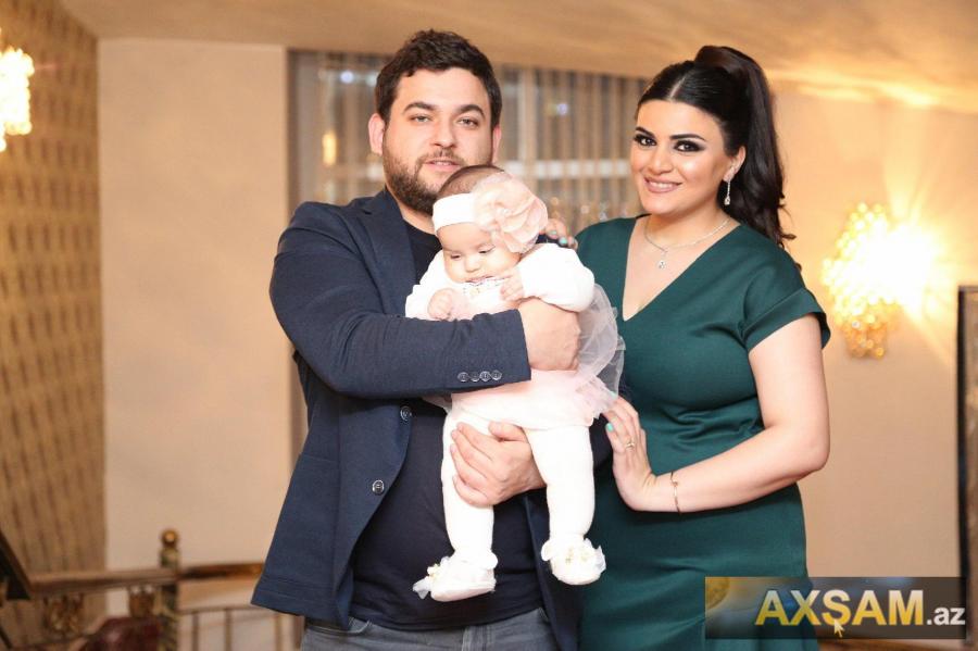 Aytac yeni doğulan qızı ilə ilk dəfə fotokamera qarşısında