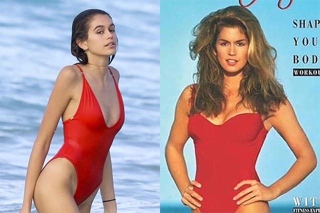 16 yaşlı model anasını təkrarladı - fotolar
