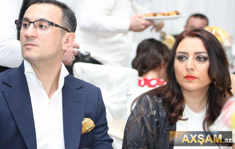 Anar xanımı ilə toyda -  foto 