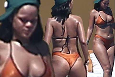 Rihannanın gizli çəkilmiş fotoları yayıldı