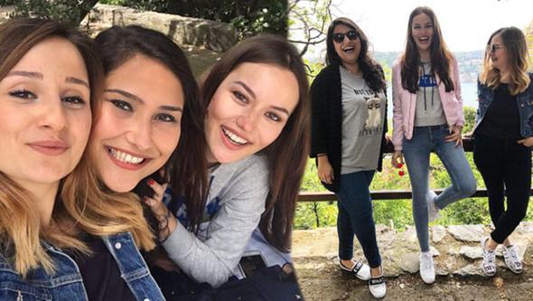Fahriye Evcen tələbə yoldaşları ilə - fotolar