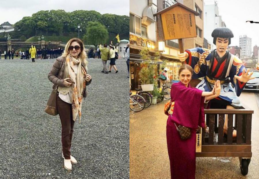 Gülnarə Xəlilovanın Tokio gəzintisi -  fotolar