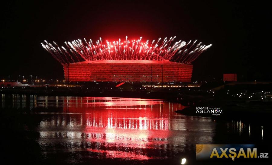 Dünən Olimpiya stadionu belə görünürdü - fotolar 