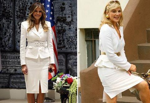 Melaniyanın stili oğurluq imiş - fotolar 