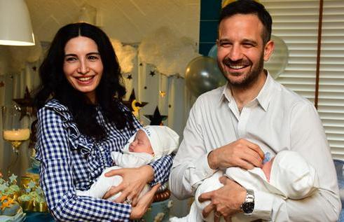 Aktrisa əkizlərinin özəl gününü qeyd etdi - fotolar 