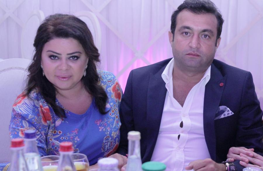 İradənin vizajist bacısı əri ilə toyda -  foto