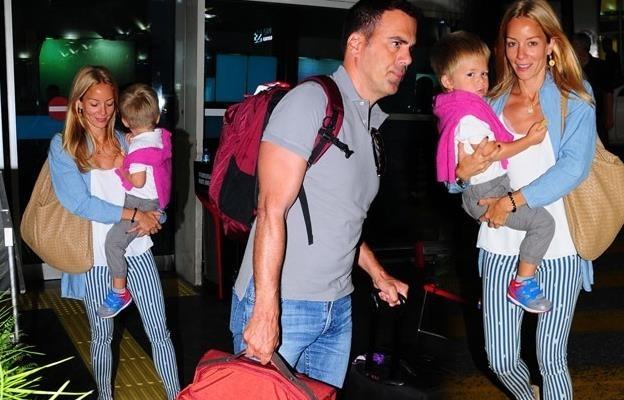 Qalmaqalla boşanan məşhur cütlük bir araya gəldi - fotolar 