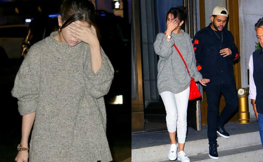 Makiyajsız Selena Qomez üzünü gizlətdi - fotolar