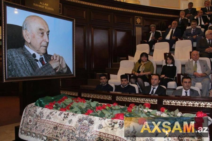 Lütfi Zadə ilə vida mərasimi keçirildi -  fotolar