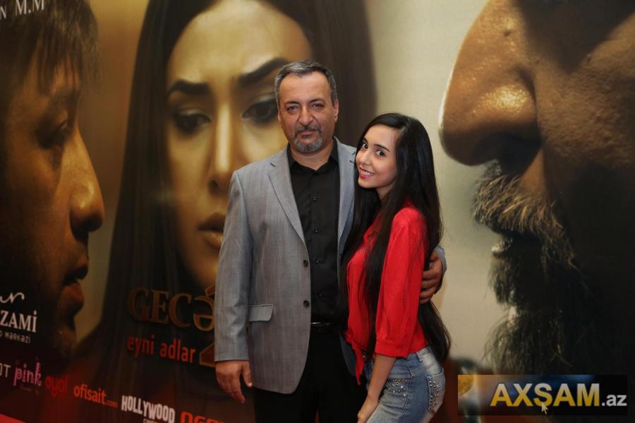 Azərbaycanlı aktyor qızı ilə təqdimatda -  fotolar