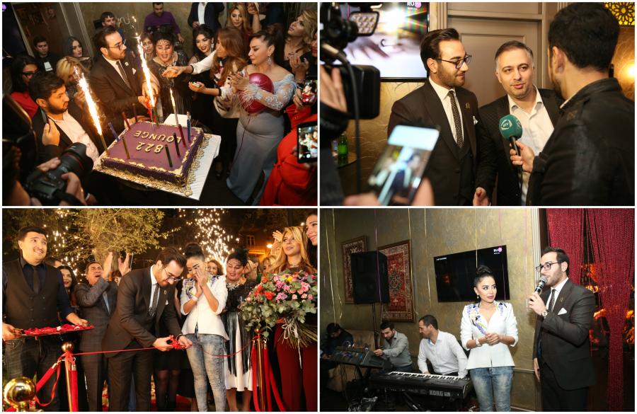 Azərbaycanlı müğənni restoran açdı: "822 lounge" -  fotolar
