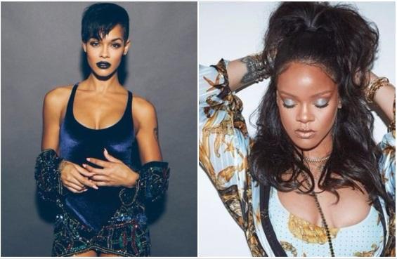 Rihannaya əkizi qədər bənzəyir - fotolar