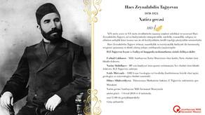 Tağıyevin xatirə gecəsi keçiriləcək 
