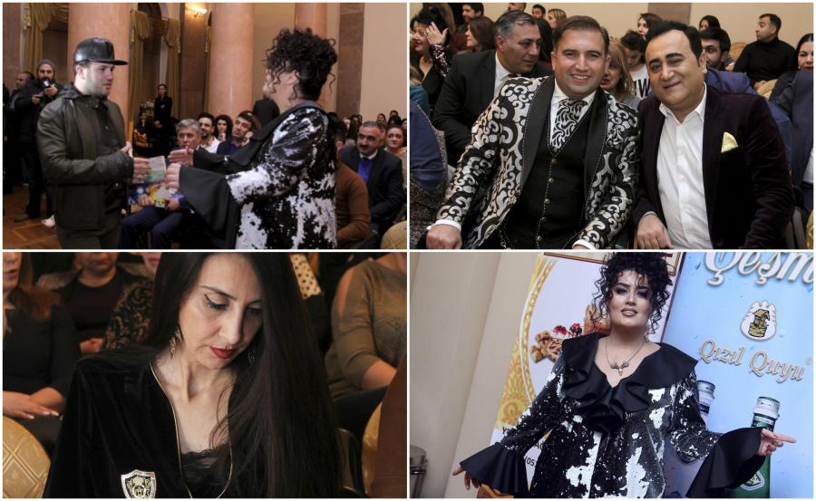 Elza "Mən dəlinin rəssamı"nı təqdim etdi -  fotolar