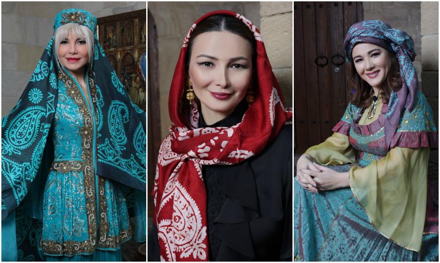 Məşhur qadınlarımızdan milli geyimdə  fotosessiya