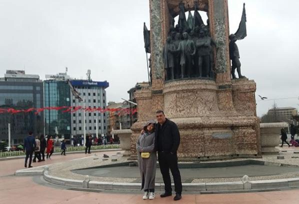 Elnarə ilə ərinin İstanbul istirahəti - fotolar 