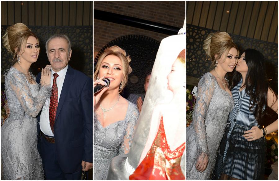 Roza Zərgərlinin mediaya qapalı ad günündən  fotolar