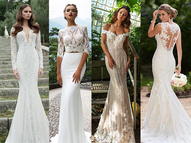 İlin trend olan balıq model gəlinlikləri - fotolar 
