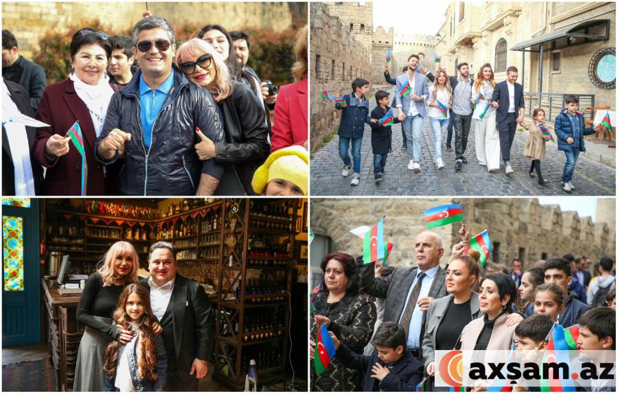 Məşhurlar "Zəfərə doğru" üçün bir oldular -  fotolar 