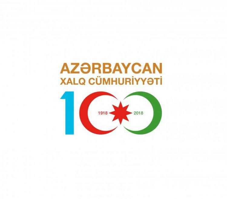 “Azərbaycan Xalq Cümhuriyyəti 100” loqotipi hazırlanıb 