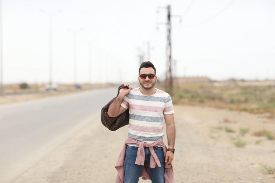 Elvin yeni klipinə görə "yollara düşdü" - Fotolar