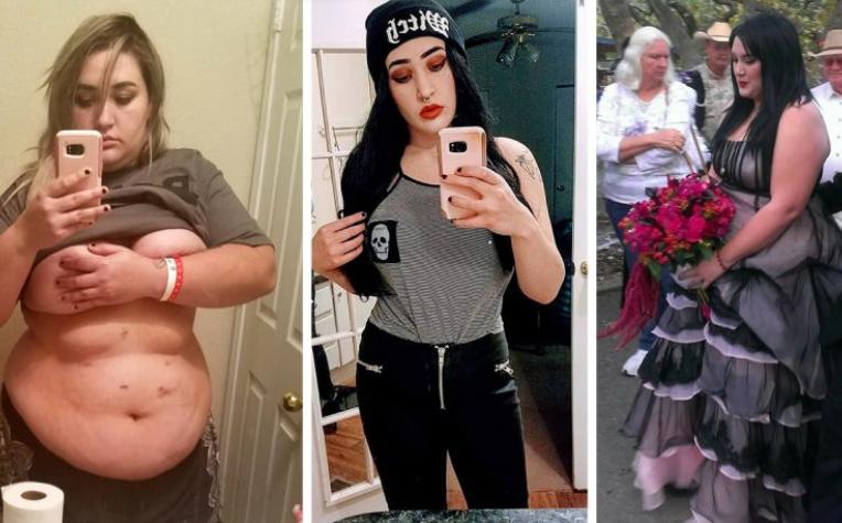 Çəkisi 135 kiloqram olan qadın arıqlayıb model oldu - Fotolar