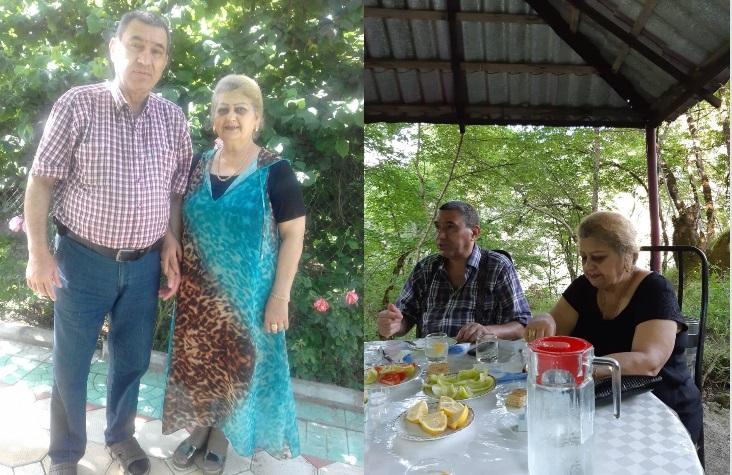 Rəhman Rəhmanov xanımı ilə istirahətdə - Fotolar