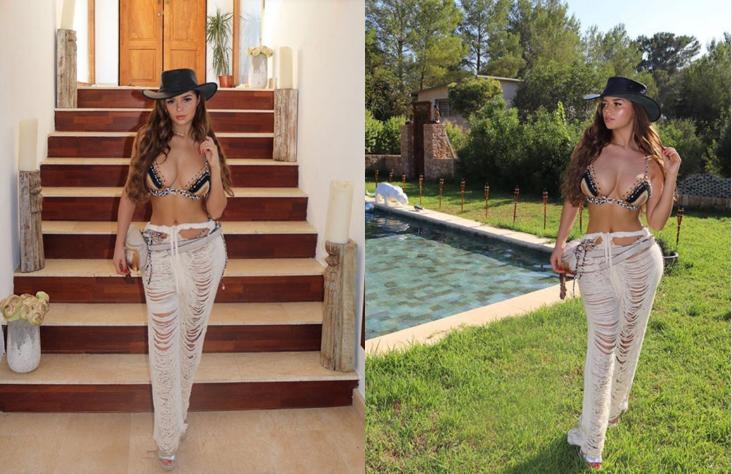 23 yaşlı modeldən kovboy pozu - Fotolar