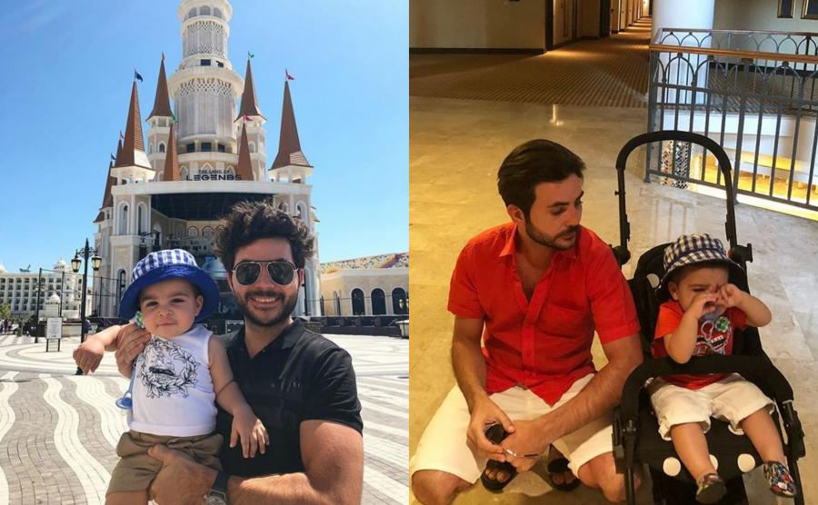 Elçin oğlu ilə belə dincəlir -  Fotolar