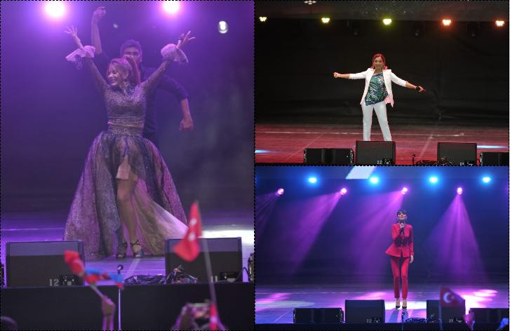 Məşhurlar Bakıda keçirilən yubiley konsertində - Fotolar