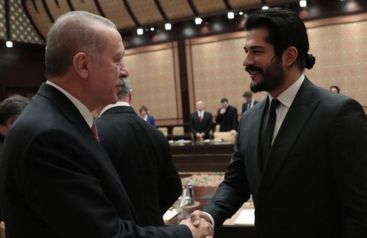 Ərdoğan məşhurlarla görüşdü - Fotolar