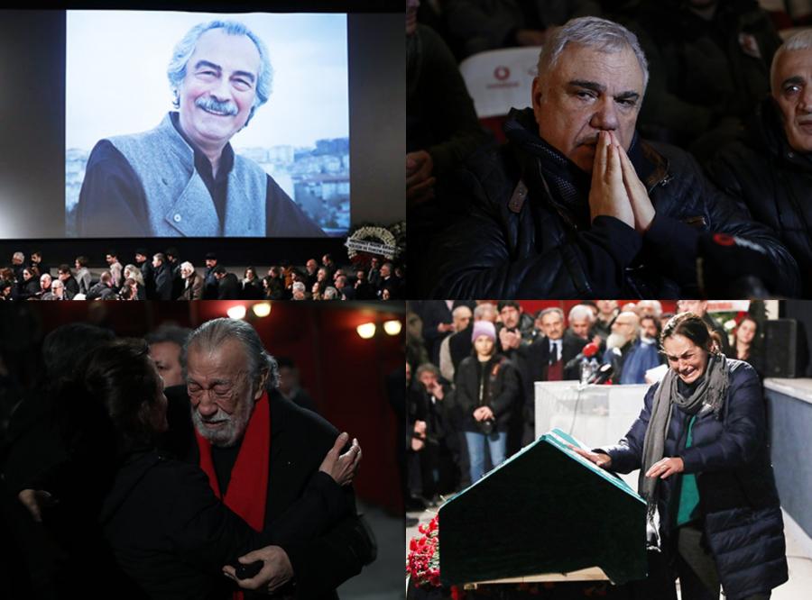 Xərçəngdən ölən aktyorla vida mərasimindən fotolar