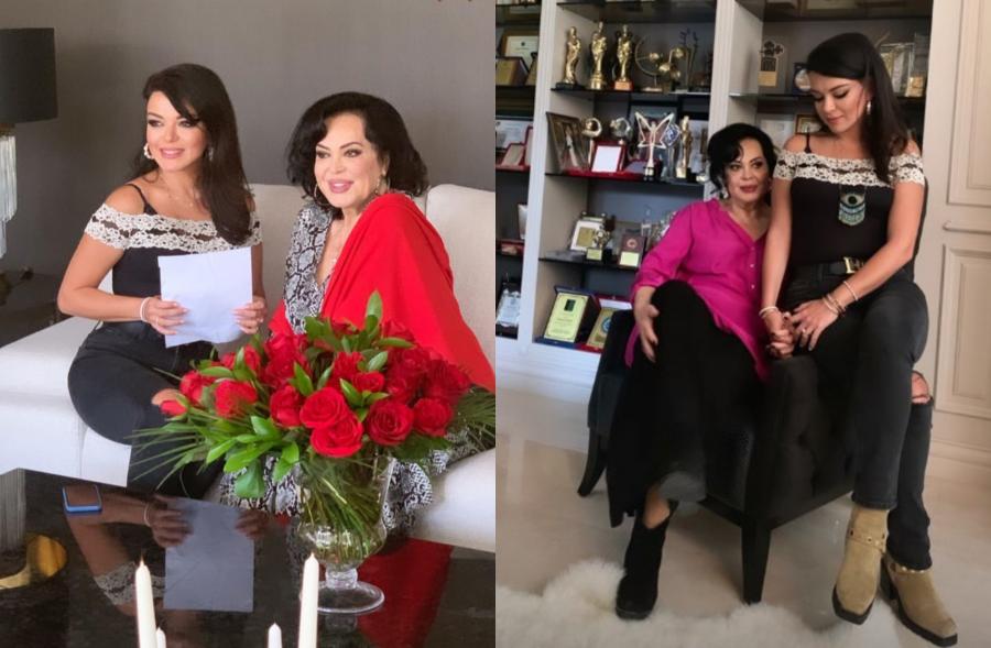 Ülviyyə Mahmudova Türkan Şorayla bir arada -  Fotolar
