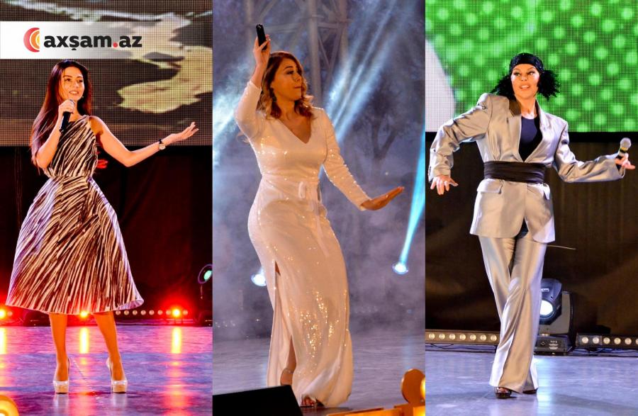 Məşhurlar on milyonuncu sakinə görə konsert verdi - Fotolar